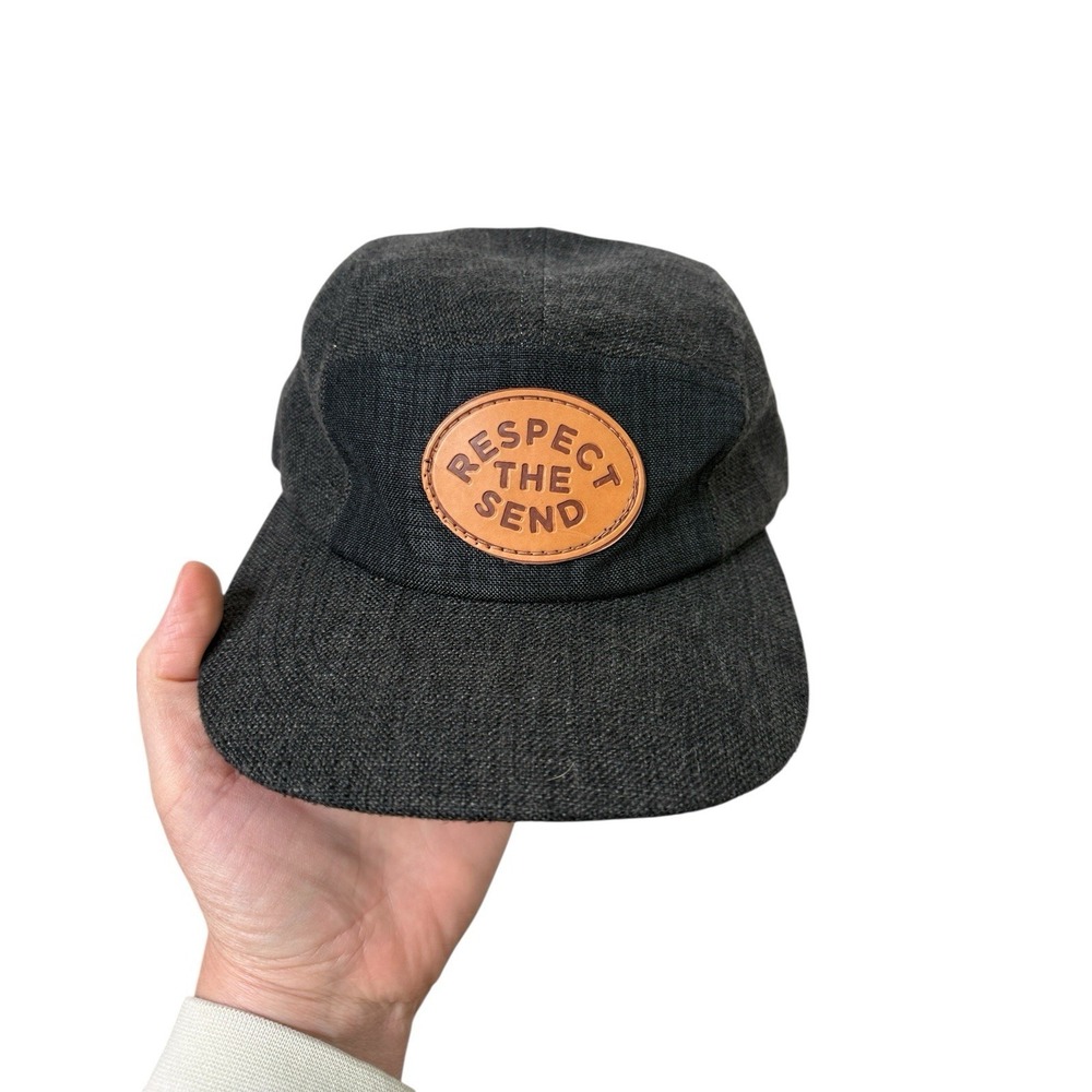 Respect the Send Jerry of the Day Snapback Baseball Cap Snowboarding Skiing Gray